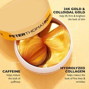 NIB ✅ Peter Thomas Roth  24K Gold Pure Luxury Lift & Firm Hydra-Gel Eye Patches